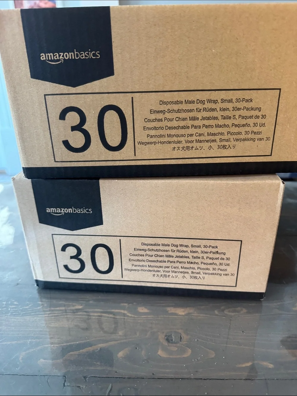 60 Male Dog Diapers Size Sm2 boxes 60 total wraps